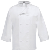 C10F Classic Chef Coat with French Knot Buttons