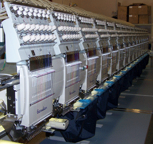 15 head embroidery machine