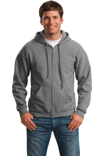 18600 Gildan heavy blend full-zip hooded sweatshirt