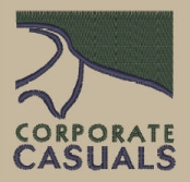 corporate casuals embroidered logo