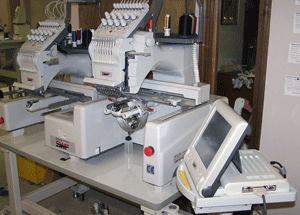 dual head embroidery machine