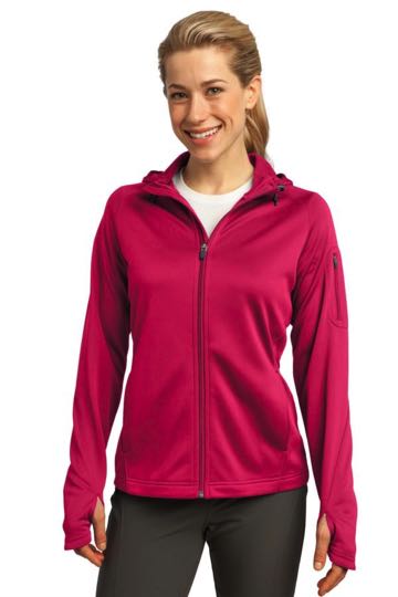 L248 Sport-Tek® Ladies Tech Fleece Full-Zip Hooded Jacket