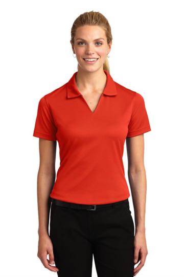 L469 Sport-Tek® - Ladies Dri-Mesh™ V-Neck Sport Shirt
