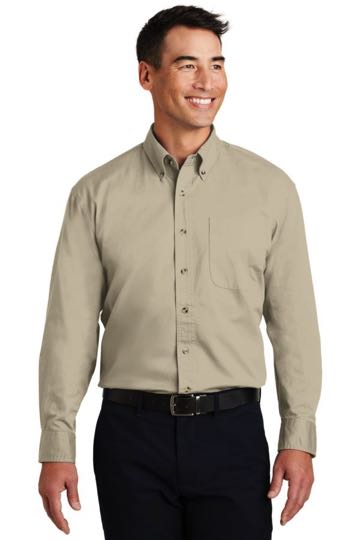 S600T Long Sleeve Port Authority Button Down Twill